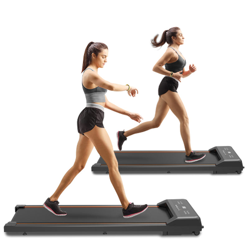 Walking Pad under Desk Treadmill, LED Display and Remote Control Portable Treadmill for Home and Office, 2.5HP 265LBS