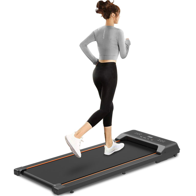 Walking Pad under Desk Treadmill, LED Display and Remote Control Portable Treadmill for Home and Office, 2.5HP 265LBS